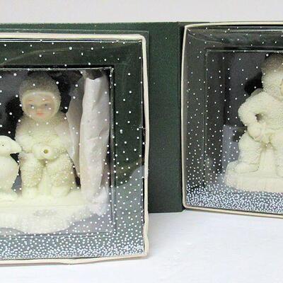2 Older Dept 56 Figurines in Boxes: Fishing For Dreams and This Will Cheer You Up