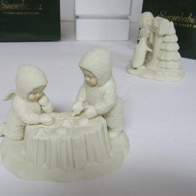 2 Older Dept 56 Figures in Box #2: Stars in a Row Tick Tac Toe and You Didn't Forget Me