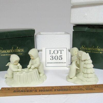 2 Older Dept 56 Figures in Box #2: Stars in a Row Tick Tac Toe and You Didn't Forget Me