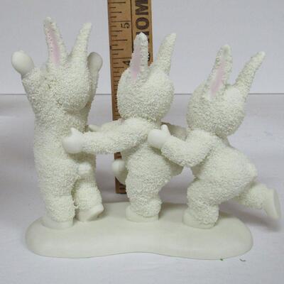 Older Dept 56 Snowbunnies "Let's Do the Bunny Hop"