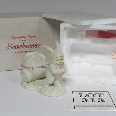 Older Dept 56 Snowbunny "Easter Delivery"