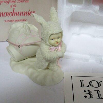 Older Dept 56 Snowbunny "Easter Delivery"