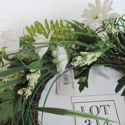 Pretty Wreath With Original Tag Attached
