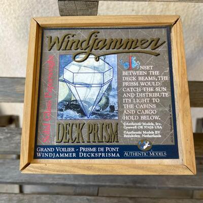 AA  WINDJAMMER GLASS DECK PRISM REPLICA BY AUTHENTIC MODELS