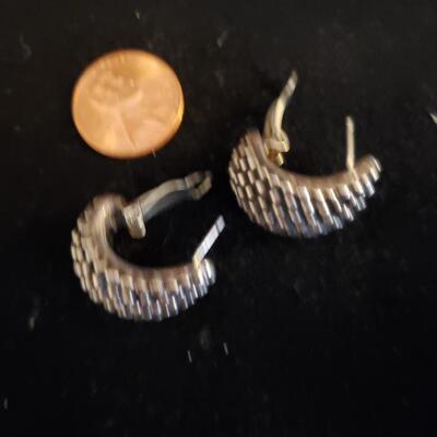 925 Nailhead Pierced earrings
