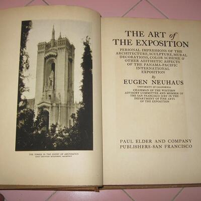 MS Art of the Exposition  by Eugen Newhaus 1915 Pan Pacific Expo Worlds Fair San Francisco