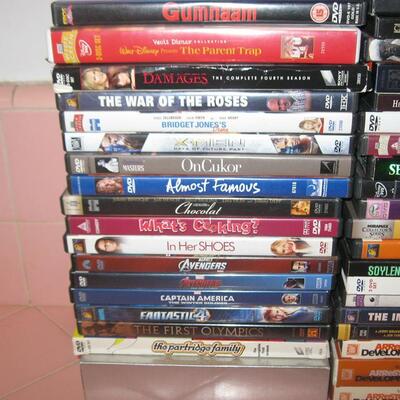MS 40 DVDs + 5 BluRay Discs  Assorted Avengers West Side Story Scrooge Earth to Moon Documentaries