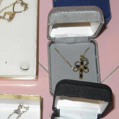 MS Collection of Sterling Silver & Gold Filled Jewelry Necklaces Earrings Pendants Rings