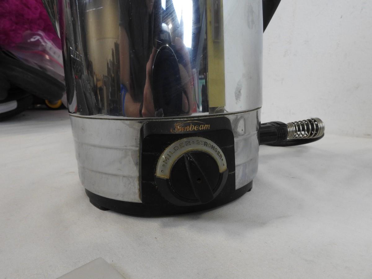 Percolator Sunbeam Coffee Machine Presto Can Opener and Knife