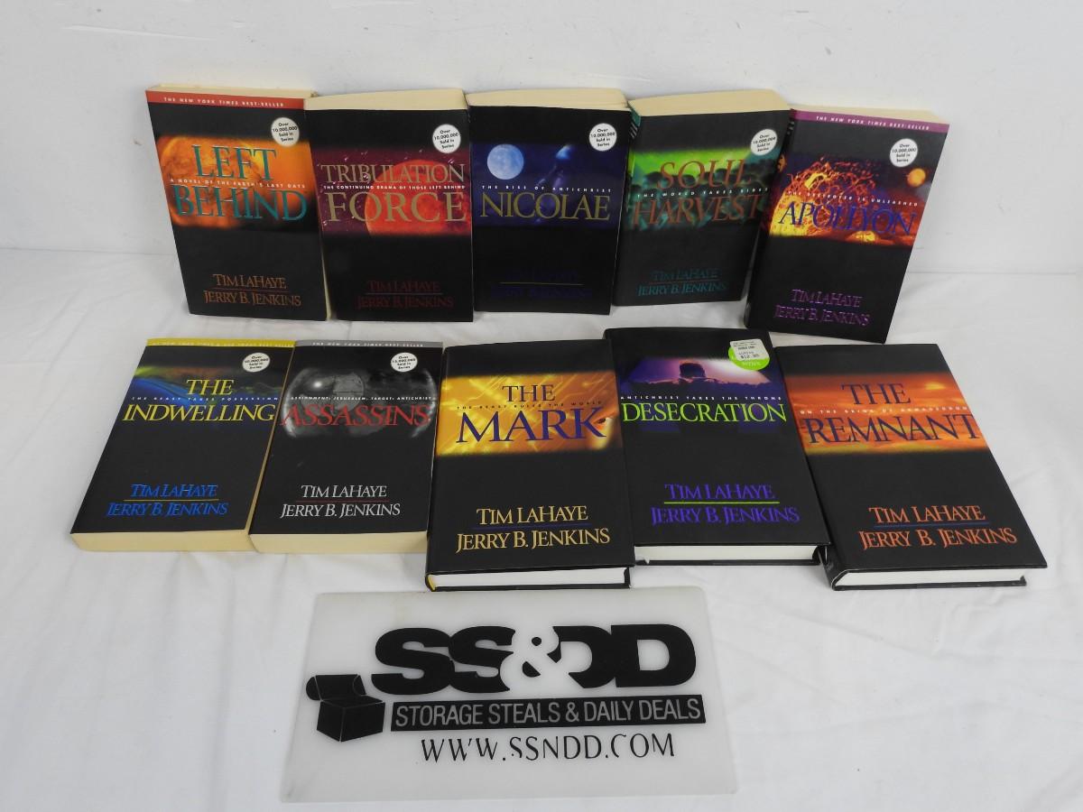 thumbnail interactive-video image 1 of Left Behind Series Hardcover Books #1-16 Complete Set By Tim LaHaye & Jerry Jenkins 1 of 2
