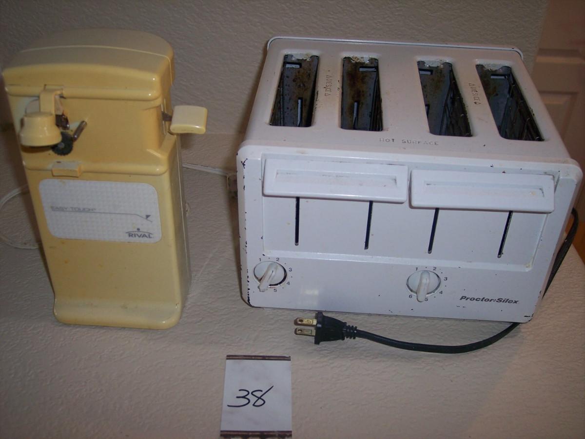 4 Slice Toaster & Can opener