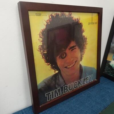 LOT 193. THREE FRAMED ALBUM COVERS AND JUNGLE BOOK ALBUM