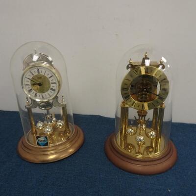 LOT 195 TWO ANNIVERSARY CLOCKS