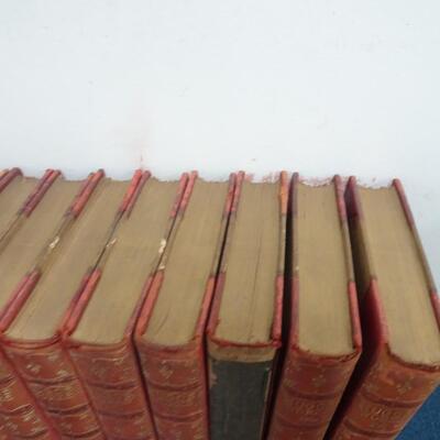 LOT 197. LEATHER BOOKS COLLECTION " HUGO'S WORKS"