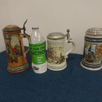 LOT 199 THREE STEINS