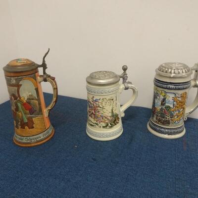 LOT 199 THREE STEINS