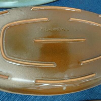 LOT 202 FRANKOMA POTTERY PIECES