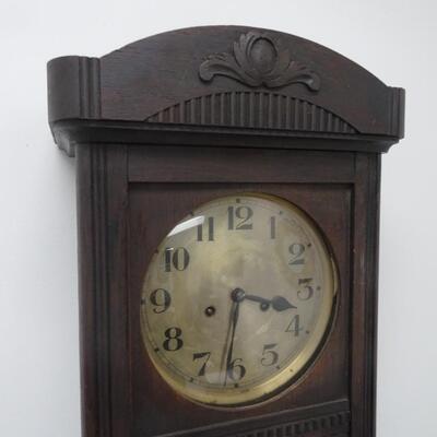 LOT 205 GUSTAV BECKER WALL CLOCK