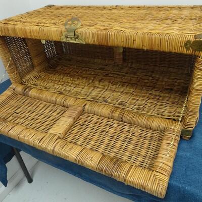 LOT 208 WICKER DRAWER AS IS CONDITION