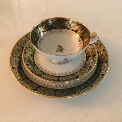 Bavaria Tea Cup, Saucer & Cake Plate