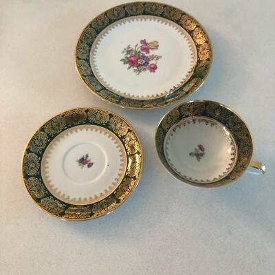 Bavaria Tea Cup, Saucer & Cake Plate