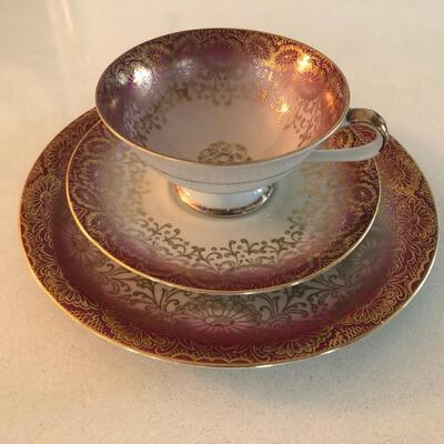 Bavaria Tea Cup, Saucer and Cake Plate