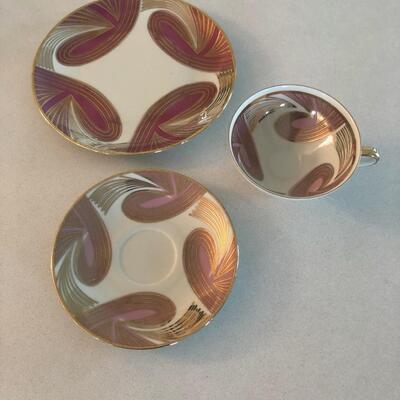 Bavaria Tea Cup, Saucer and Cake Plate