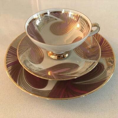 Bavaria Tea Cup, Saucer and Cake Plate
