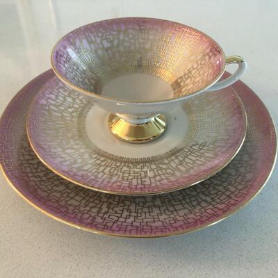 Bavaria Tea Cup, Saucer and Cake Plate Set