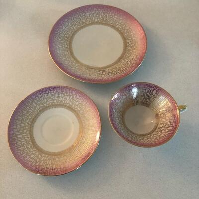 Bavaria Tea Cup, Saucer and Cake Plate Set