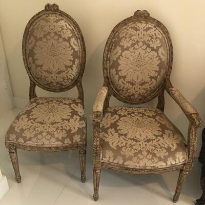 Vintage Designer Upholstered Occasional Chairs