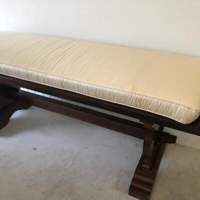 Indonesian Teak Bench with Optional Cushion
