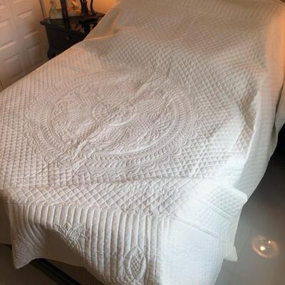 White Amish Quilt