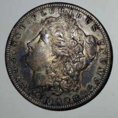 1880-S Morgan Silver Dollar BU