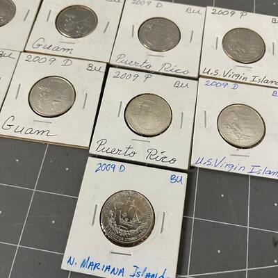 #4Collection of Graded State Quarters (11 Total) Uncirculated