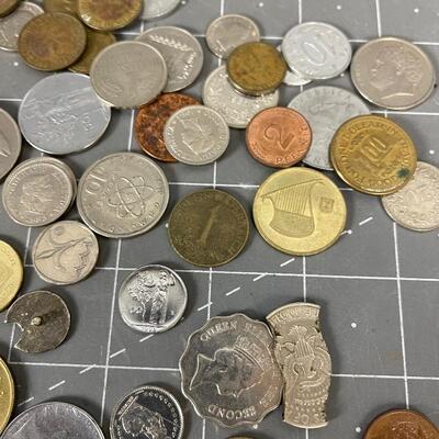 #8 Foreign Coins, Mixed Lot (Could have treasure)