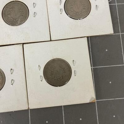 #12 Lot of Liberty V Nickels Circulated 