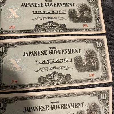 #114 World War 2 WWII Japanese Philippines Money