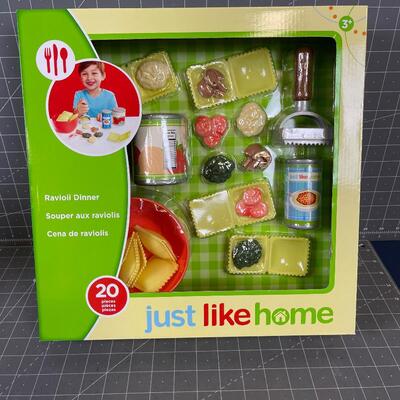 #119 Just Like Home 20 piece Play Food Set NEW