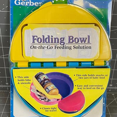 #122 Gerber Folding Bowl Baby Bento Box