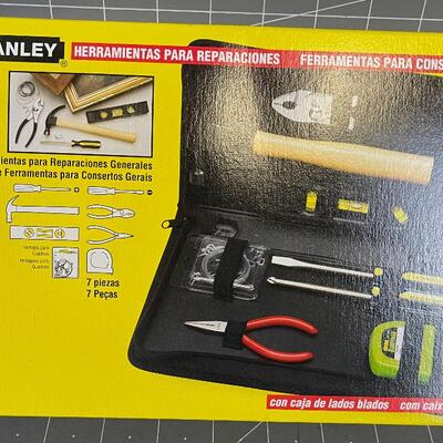 #128 Stanley tool Case with new Tools 