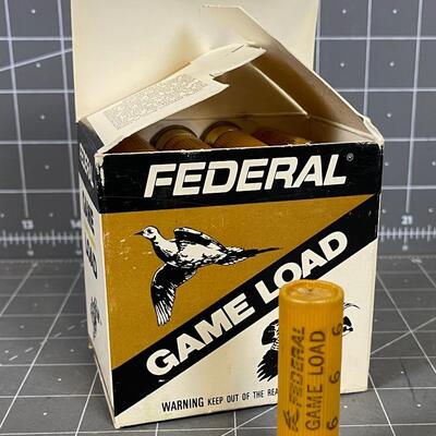 #139 Federal Game Load 20 Gauge 6 Shot 