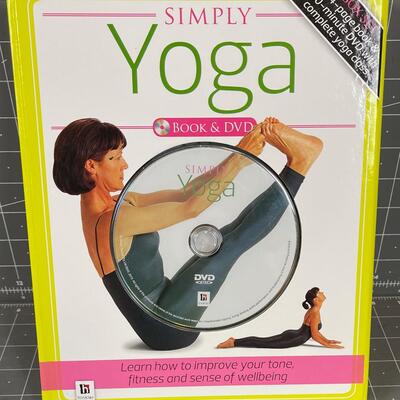 #169 Simply Yoga Book and DVD NEW!