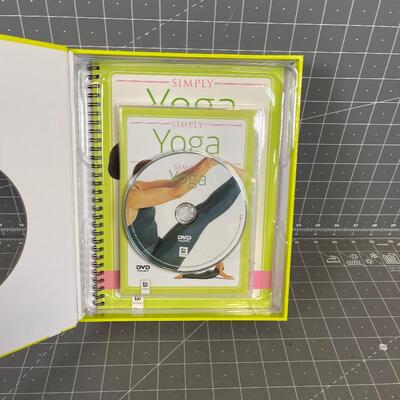 #169 Simply Yoga Book and DVD NEW!