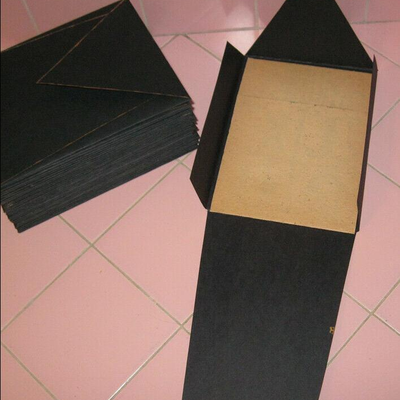 MS Vintage Handmade Christmas Cards 30 Angel Noel Parchment Black Envelopes