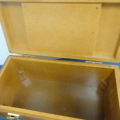 LOT 229. WOOD TOOL BOX