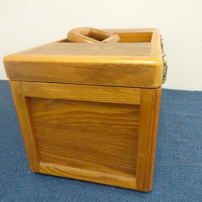 LOT 229. WOOD TOOL BOX