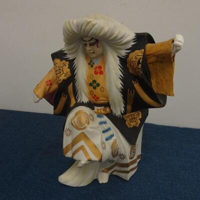 LOT 230. VINTAGE SAKE FIGURAL DECANTER