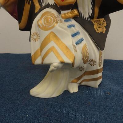 LOT 230. VINTAGE SAKE FIGURAL DECANTER