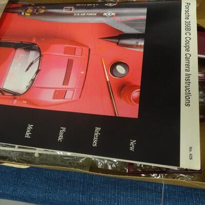 LOT 231. BOOKS, MODEL, TOY CAR AND WALKIE TALKIE SET